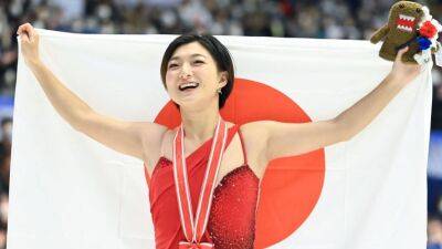 Kaori Sakamoto wins figure skating worlds; top American places fourth