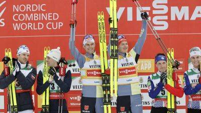 World silver medallists Vinzenz Geiger and Julian Schmid mount stunning comeback to take team title - eurosport.com - France - Finland - Germany - Norway - Austria -  Oslo - county Hill