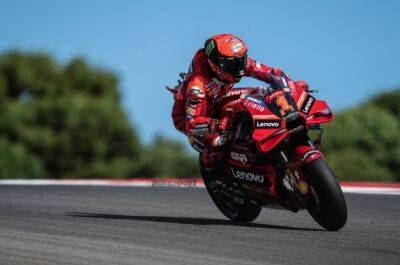 Jorge Martín - Johann Zarco - Marco Bezzecchi - MotoGP Portimao: Bagnaia strikes for top three after super save - bikesportnews.com - Italy