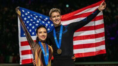Madison Chock, Evan Bates win an ice dance world title for the ages