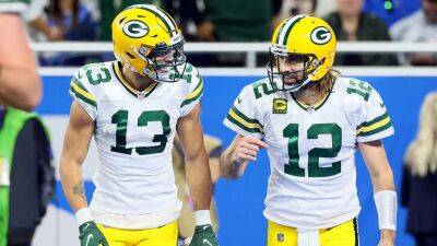 Aaron Rodgers - Denver Broncos - Nathaniel Hackett - Allen Lazard - WR Allen Lazard says Aaron Rodgers was 'big reason' he wound up with Jets - foxnews.com - New York -  New York -  Lions - county Brown - county Cleveland -  Detroit - state Wisconsin -  Denver - county Green - county Bay