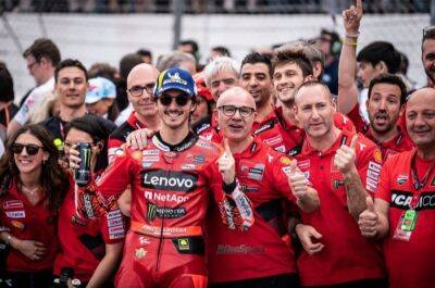 MotoGP Portimao: Bagnaia breaks away for double, Marquez breaks home hearts