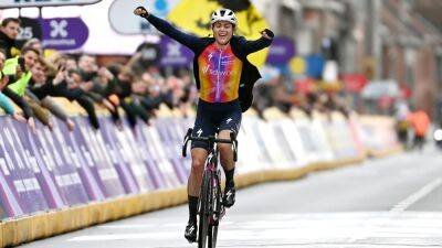 Marlen Reusser solos to Gent-Wevelgem victory for SD Worx despite taking wrong turn in dramatic finish