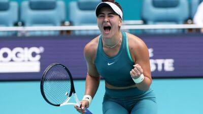 Miami Open 2023: Bianca Andreescu marches on with win over Sofia Kenin, Belinda Bencic becomes latest big name to fall