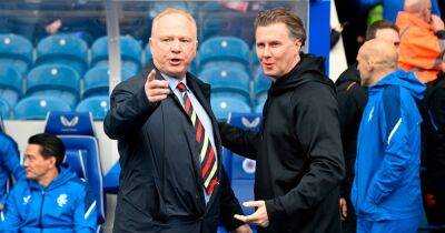 Michael Beale has a Rangers sit down with Alex McLeish as legendary boss offers one simple tip to rein in Celtic