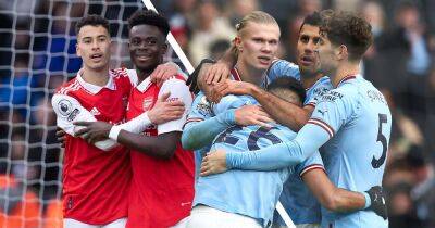 Man City and Arsenal’s Premier League title run-in predicted
