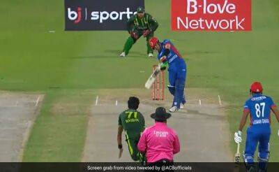 Rahmanullah Gurbaz - Watch: "Out Of The Stadium" - Rahmanullah Gurbaz's 98m Six Leaves Everyone Stunned - sports.ndtv.com - Afghanistan - Pakistan