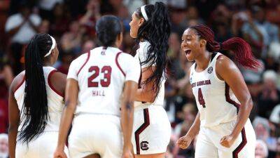 Dawn Staley - Caitlin Clark - South Carolina takes control vs. Maryland to reach Final Four - espn.com - Usa -  Boston - county Miller - county Dallas - state Iowa - state South Carolina - county Clark - state Maryland - county Greenville
