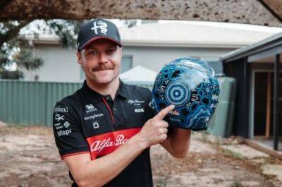 For the kids: Valtteri Bottas 'delighted to auction' helmet designed for Australian GP