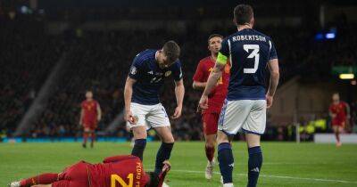 Scott Mactominay - Andy Robertson - Pedro Porro - Porro blasted for dive against Scotland as 'embarrassing' Spain star tries to get Andy Robertson sent off - dailyrecord.co.uk - Spain - Switzerland - Scotland -  Sandro - county Craig