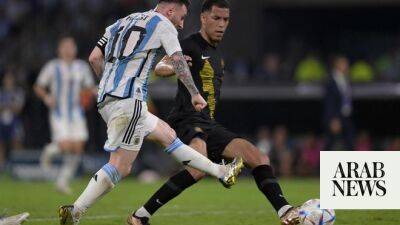 Messi scores 100th Argentina goal in Curacao romp