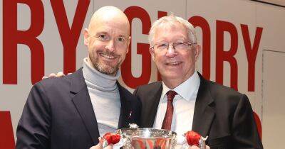 Manchester United boss Erik ten Hag sends message to Sir Alex Ferguson after Premier League Hall of Fame entry