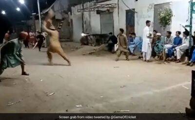 Watch: Hilarious Video Of Batter Taking Pitch Out Of Equation With Unique Shot