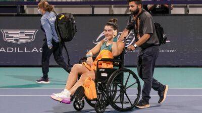 Bianca Andreescu gives injury update after leaving Miami Open match in a wheelchair - 'Could've been much worse'