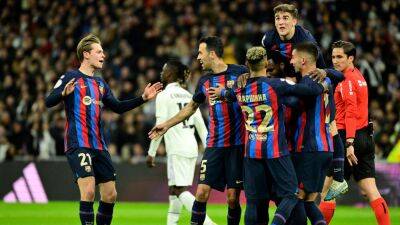 Real Madrid 0-1 Barcelona: Eder Militao own goal gives Barca the advantage in Copa del Rey semi-final