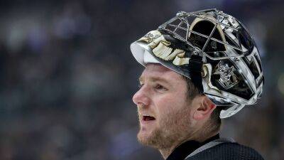 Bruce Cassidy - Goalie Jonathan Quick acquired by Golden Knights in second trade in two days - foxnews.com - Los Angeles -  Los Angeles - county Hill -  Columbus -  Anaheim - county Pacific