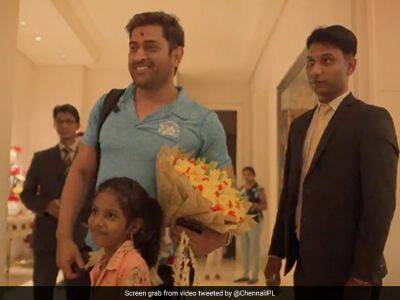 Watch: MS Dhoni Gets Grand Welcome In Chennai Super Kings Camp Ahead Of IPL 2023