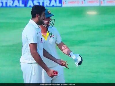 India vs Australia - Watch: Marnus Labuschagne Irritates Ravichandran Ashwin With Mind Games. India Spin Great Does This