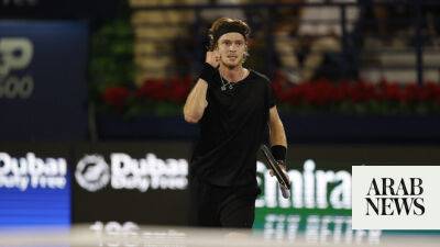 Defending champion Rublev marches into DDF tennis championship final