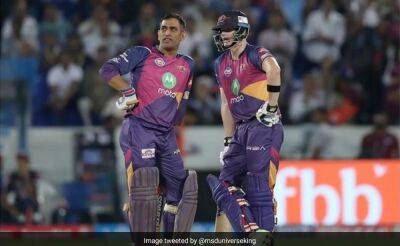 Steve Smith - Star Sports - Steven Smith - "Would've Been Stupid If...": Steve Smith Opens Up On Leading MS Dhoni In Indian Premier League - sports.ndtv.com - Australia - India -  Pune -  Chennai