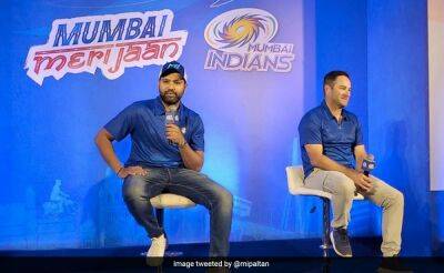 Mark Boucher - Rohit Sharma - IPL 2023: Rohit Sharma Ducks 'Rest' Bouncer, Puts Mumbai Indians Coach In Spotlight - sports.ndtv.com - Australia - India