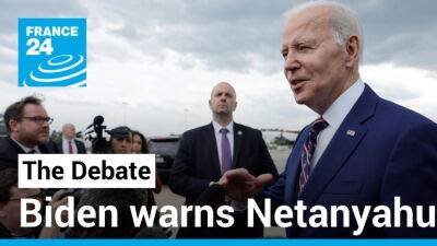 Joe Biden - Juliette Laurain - Alessandro Xenos - Breaking point? Biden warns Netanyahu over Israel's judicial overhaul - france24.com - France - Usa - Israel