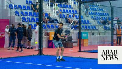 Padel Classification Championships kick off in Riyadh with $37,000 purse - arabnews.com - Saudi Arabia -  Riyadh