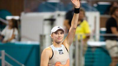 Elena Rybakina beats Jessica Pegula in rollercoaster Miami Open semi-final - ‘I played better when I was down’