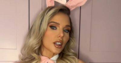 Helen Flanagan fans say 'are you kidding' as she channels the Easter bunny by stripping to underwear