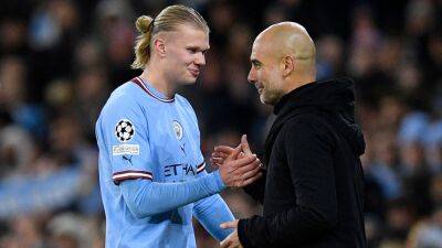 Manchester City boss Pep Guardiola considers gambling on injury doubt Erling Haaland for Liverpool clash