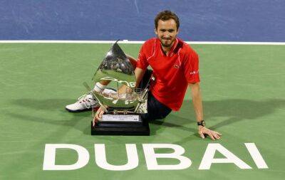 Medvedev wins in Dubai for third title in three weeks