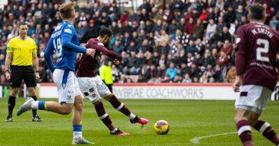 Josh Ginnelly - James Brown - Callum Davidson - Adam Montgomery - Michael Smith - Nicky Clark - Andy Considine - Zander Clark - Steven Maclean - Jorge Grant - Lawrence Shankland - Hearts 3 St Johnstone 0: Lack of clinical edge hinders Saints as capital club run out comfortable winners - dailyrecord.co.uk