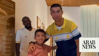 Boy who survived Syria earthquake has dream of meeting Ronaldo fulfilled