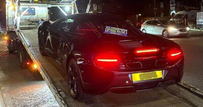 Greater Manchester Police seize McLaren after owner let friend drive with no insurance on provisional licence