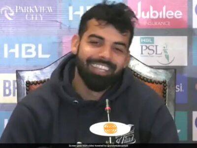 Watch: "Uska Shaadi Se" - Shadab Khan's Witty Reply To Journalist's Bizarre Question - sports.ndtv.com - Pakistan -  Islamabad