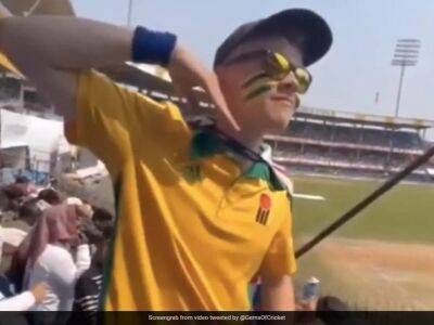Watch: Australia Fan's "Jhukega Nahi" Celebration Goes Viral After 3rd Test Win