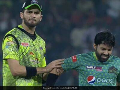 Shaheen Afridi - Mohammad Rizwan - Watch: Shaheen Afridi's Heartwarming Gesture For Mohammad Rizwan's In PSL Match - sports.ndtv.com - Pakistan -  Lahore -  Islamabad