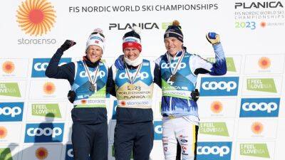 Golberg wins men's 50km mass start gold in World Championships to follow wins in 4x10km relay and team sprint - eurosport.com - Britain - Sweden - Norway - Slovenia