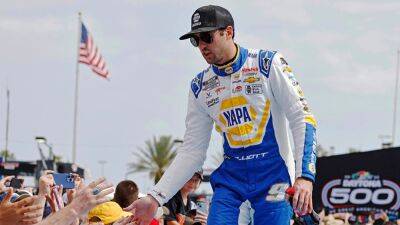 NASCAR star Chase Elliott jokes about the 'March section of his script' after suffering leg injury