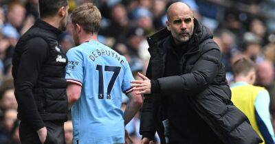 Pep Guardiola has simple advice to Man City's Kevin De Bruyne to arrest concerning drop in form