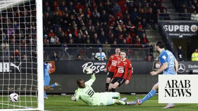Kylian Mbappe - Arnold Palmer - Wissam Ben-Yedder - Kurt Kitayama - Marseille triumph at Rennes to strengthen hold on 2nd place in French league - arabnews.com - Manchester - France - Monaco -  Monaco