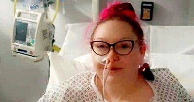 Woman fighting for her life after botched weight loss surgery leaves stomach 'like concrete'