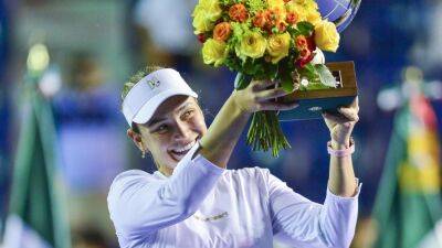 Donna Vekic defeats Caroline Garcia to win entertaining Monterrey Open final and move into top 25 of WTA rankings