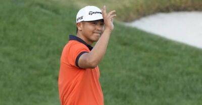 Kurt Kitayama survives early scare to keep within touch of first PGA Tour win
