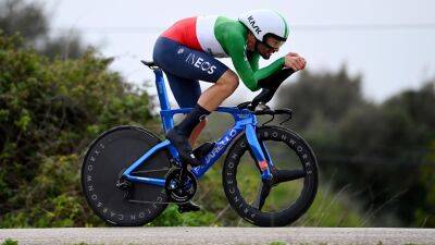 Filippo Ganna - Tirreno-Adriatico 2023: Filippo Ganna storms to victory with stunning time trial, beats Lennard Kamna - eurosport.com - Italy - Uae