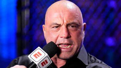 Joe Rogan implores UFC ref to pause fight after Shavkat Rakhmonov loses mouthpiece: 'That's so crazy'