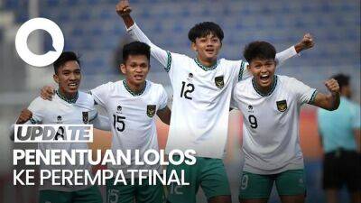 Laga Hidup Mati Indonesia di Piala Asia U-20 Malam Ini