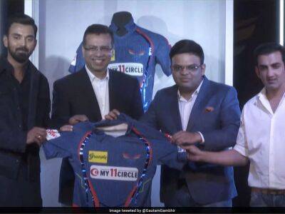 Ravi Bishnoi - Andy Flower - Gautam Gambhir - Jay Shah - IPL 2023: Lucknow Super Giants Unveil Their Jersey For Upcoming Edition - sports.ndtv.com - Zimbabwe - India - state New Jersey - Jersey