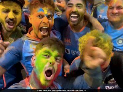 Watch: Ishan Kishan, Mohammed Siraj And Other India Stars' Wild Holi Celebrations