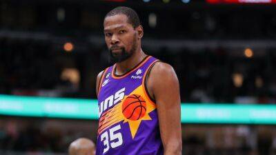 Kevin Durant out of Suns home debut after slipping in warmups, injuring ankle